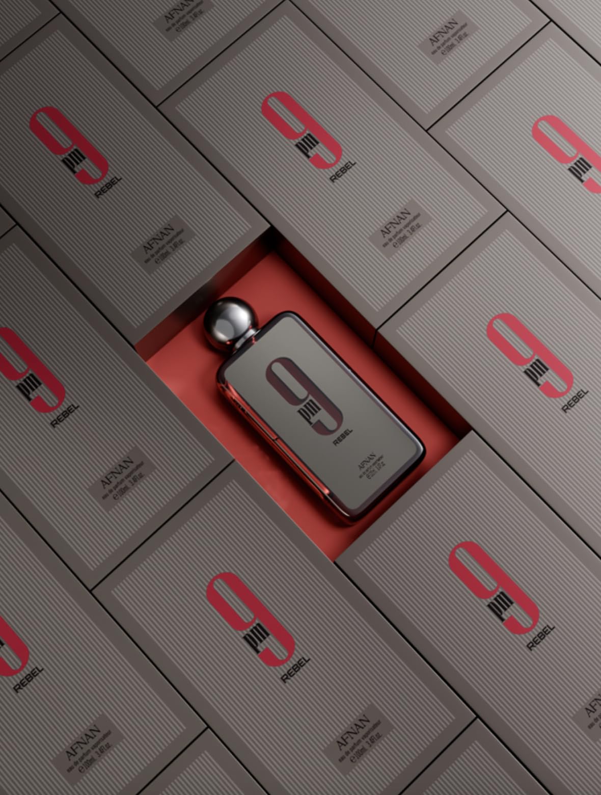 Afnan 9 Pm Rebel EDP 100 ml Unisex Parfüm : Amazon.com.tr: Kişisel